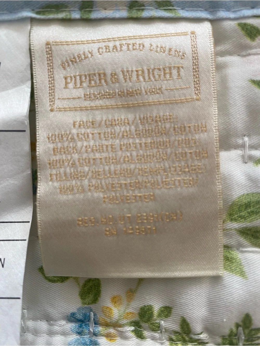Piper & Wright Karalena Cotton Quilt, Full/Queen 90x90in